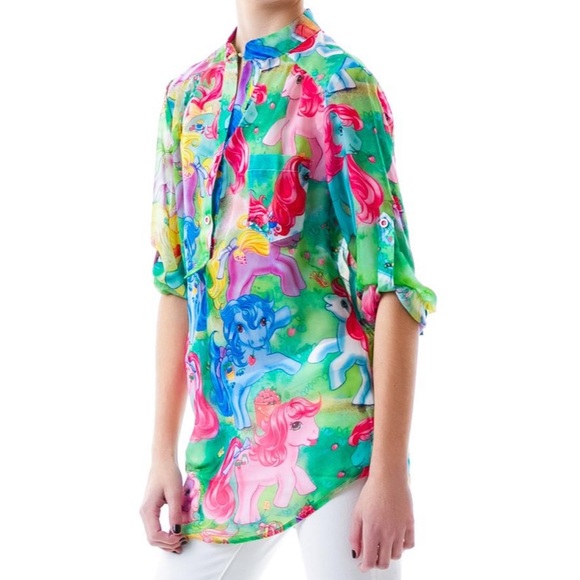 💗🌈SALE☘️ My Little Pony Sheer Bright Blouse - Picture 2 of 7